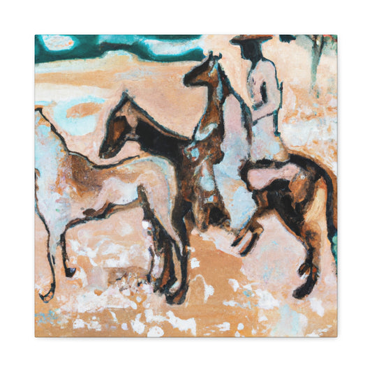 Grazing Horses; 1940 - Canvas