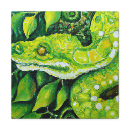 Green Tree Python Dance - Canvas