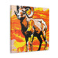 "Bighorn Majesty Majestic" - Canvas