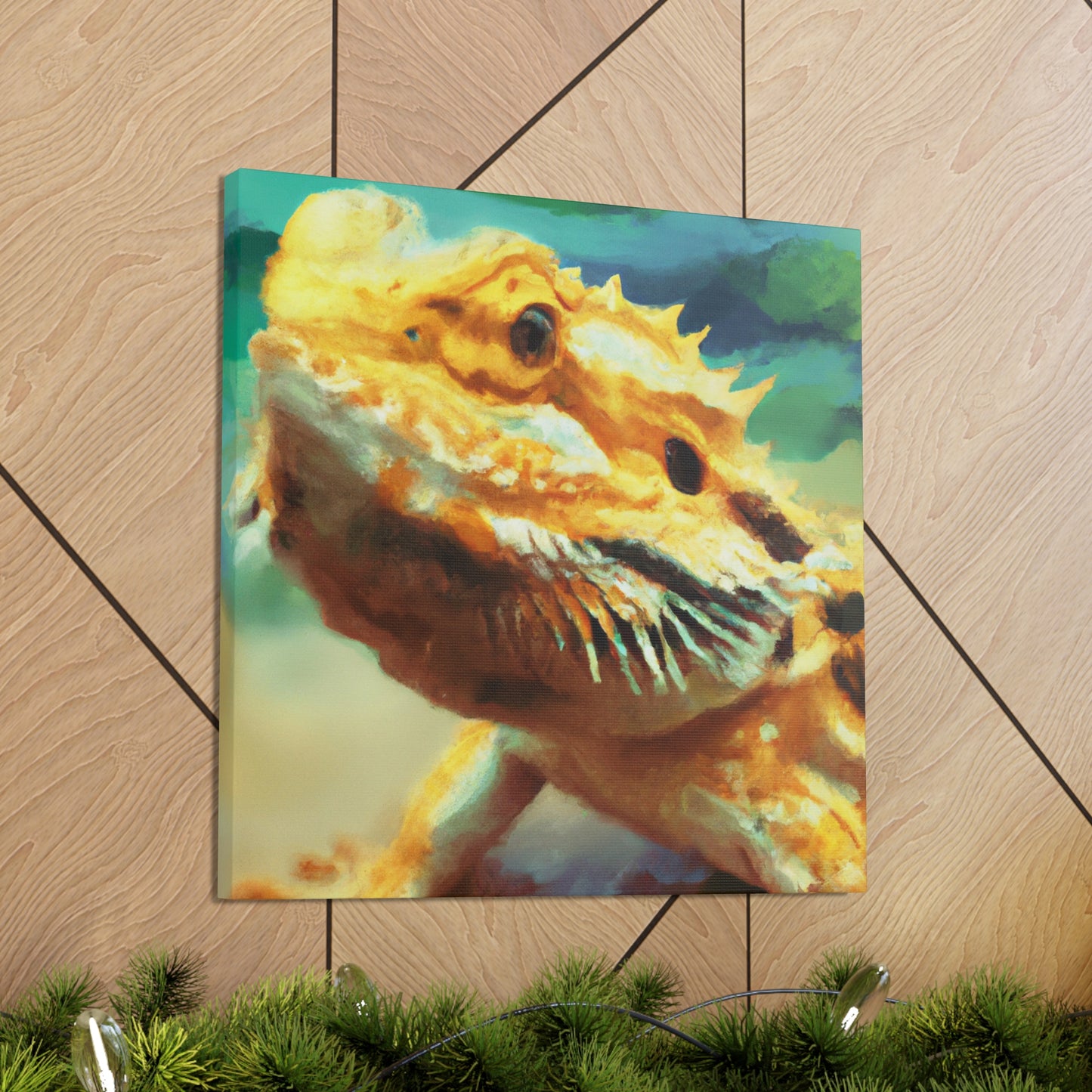 Bearded Dragon Majesty - Canvas