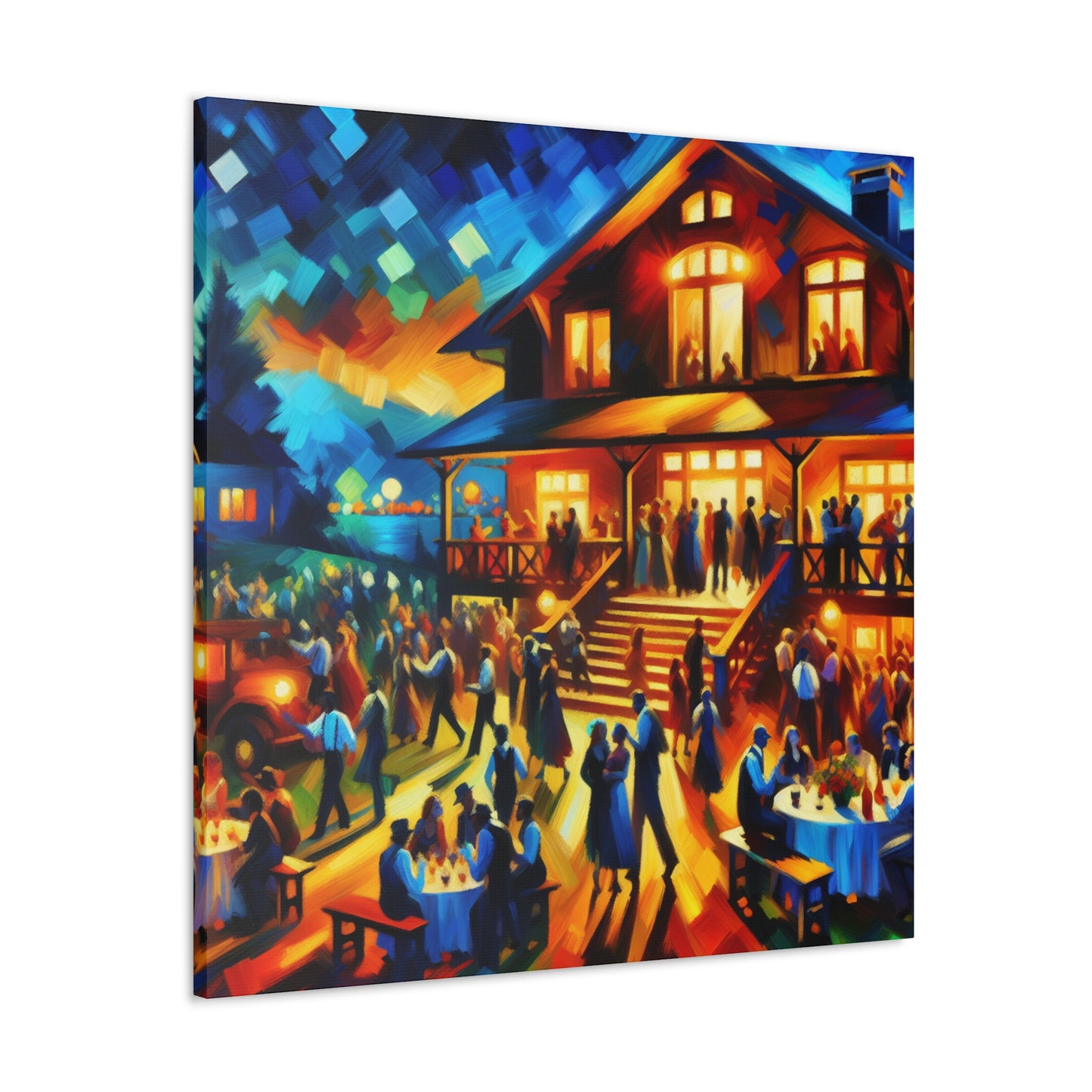 Euphoric Garden Gathering - Canvas