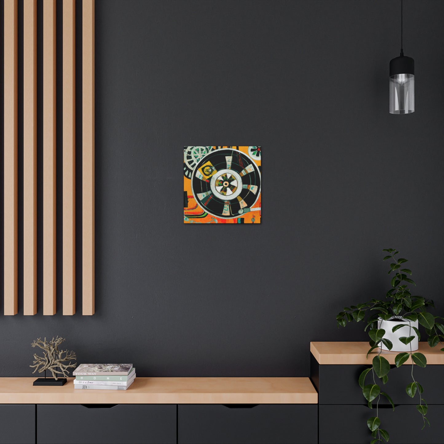 "Reel to Reel Deco" - Canvas