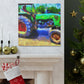 Tractor in Impressionism - Canvas