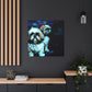 "Shih Tzu's Delightful Dance" - Canvas