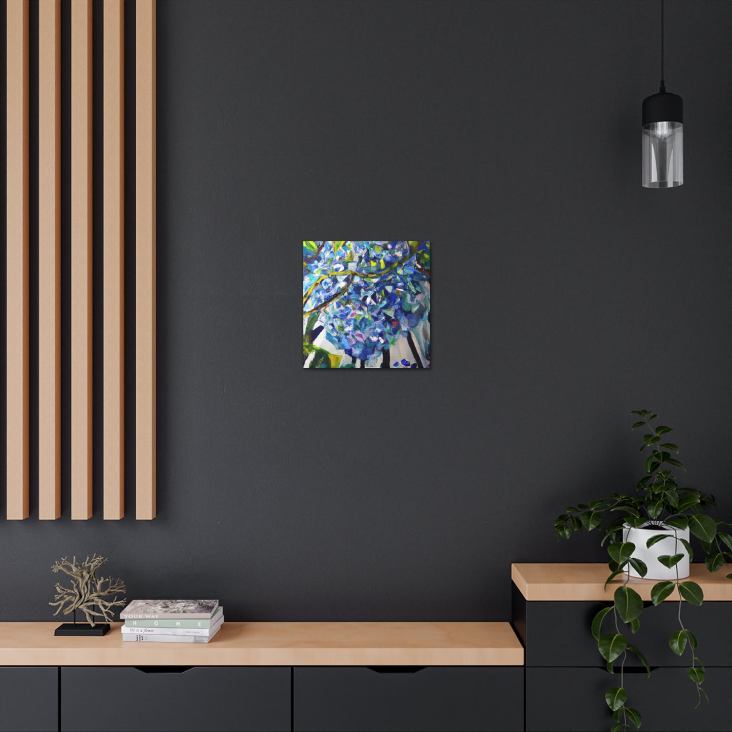 "Hydrangea in Abstraction" - Canvas