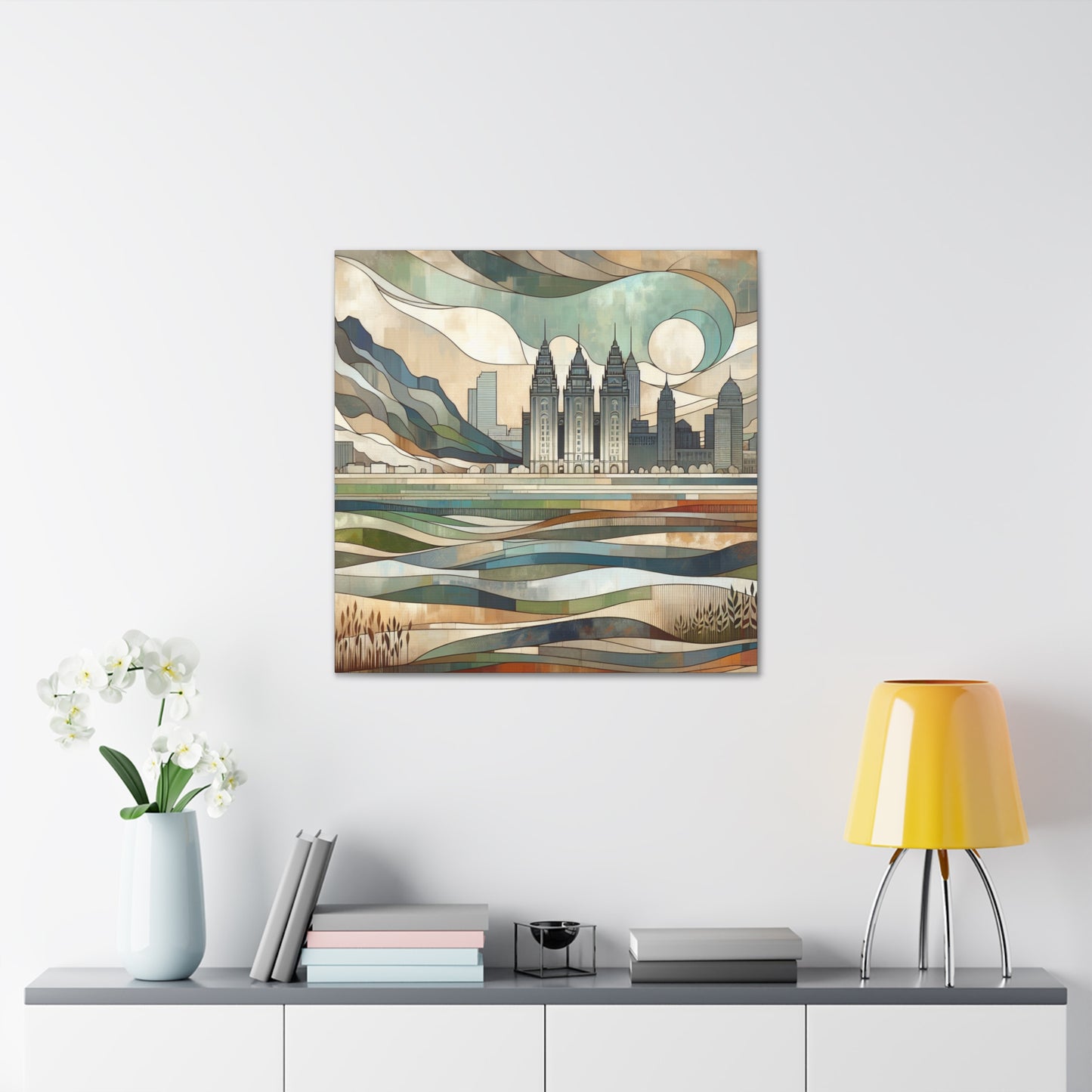 "Gilded City Symphony" - Canvas