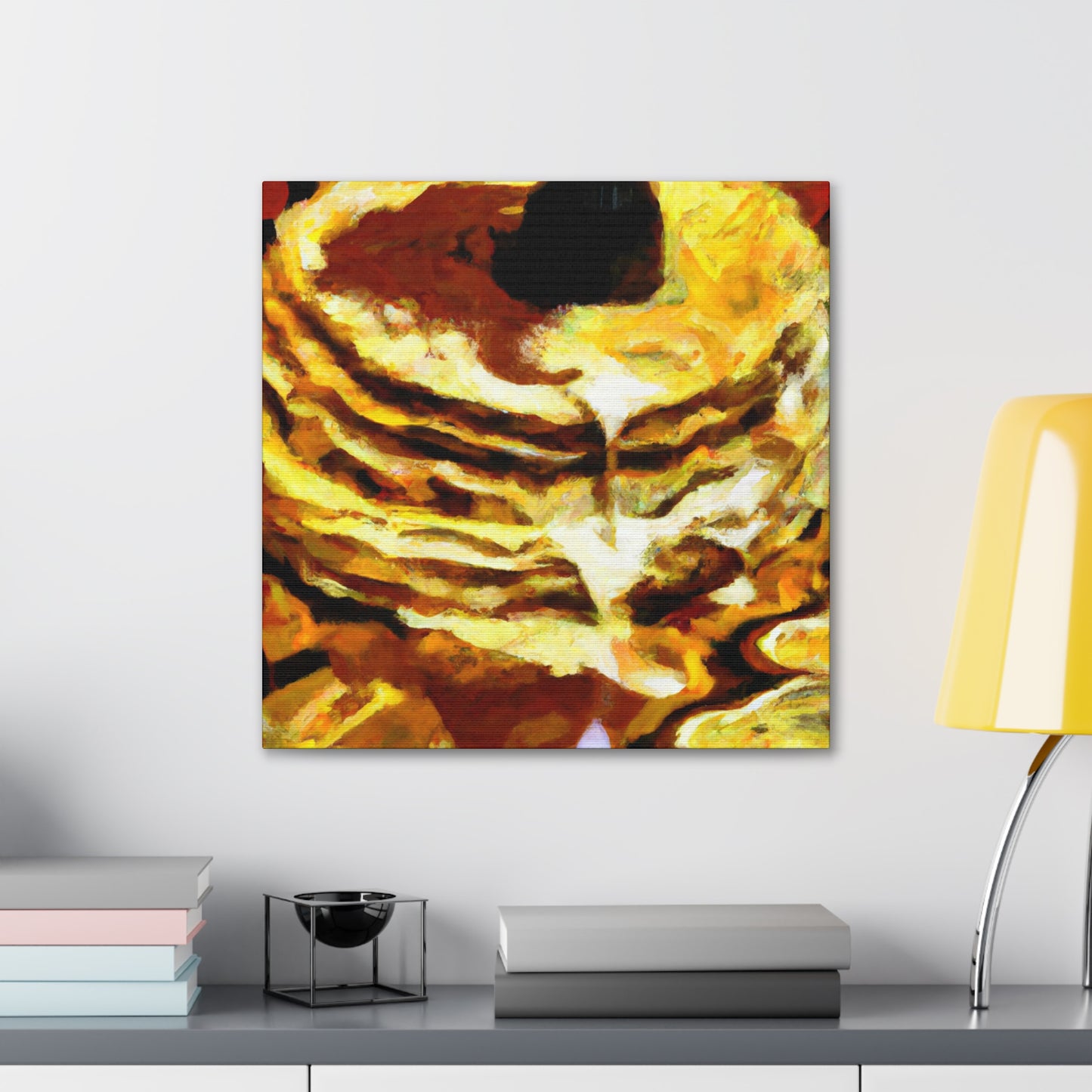 Pancakes in Abstraction - Canvas