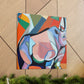 Indian Rhinoceros Melody - Canvas