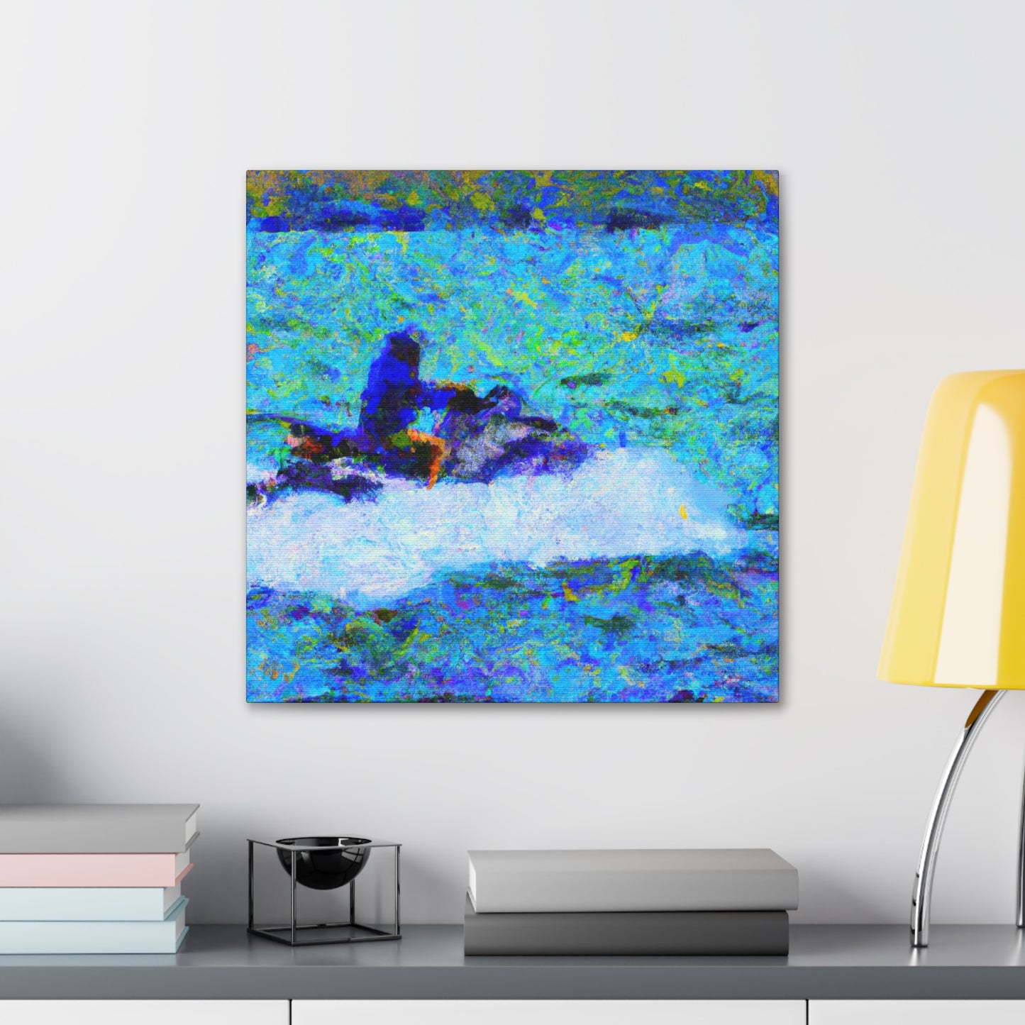 "Jet Skiing Impressionism" - Canvas