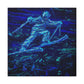 Skiing on Snowfields - Canvas