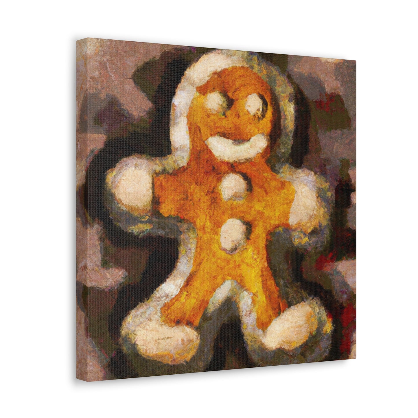 Gingerbread Man Deco - Canvas