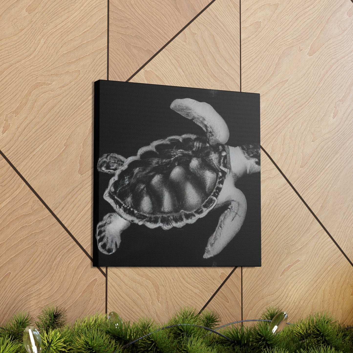 "Sea Turtle Reflection" - Canvas