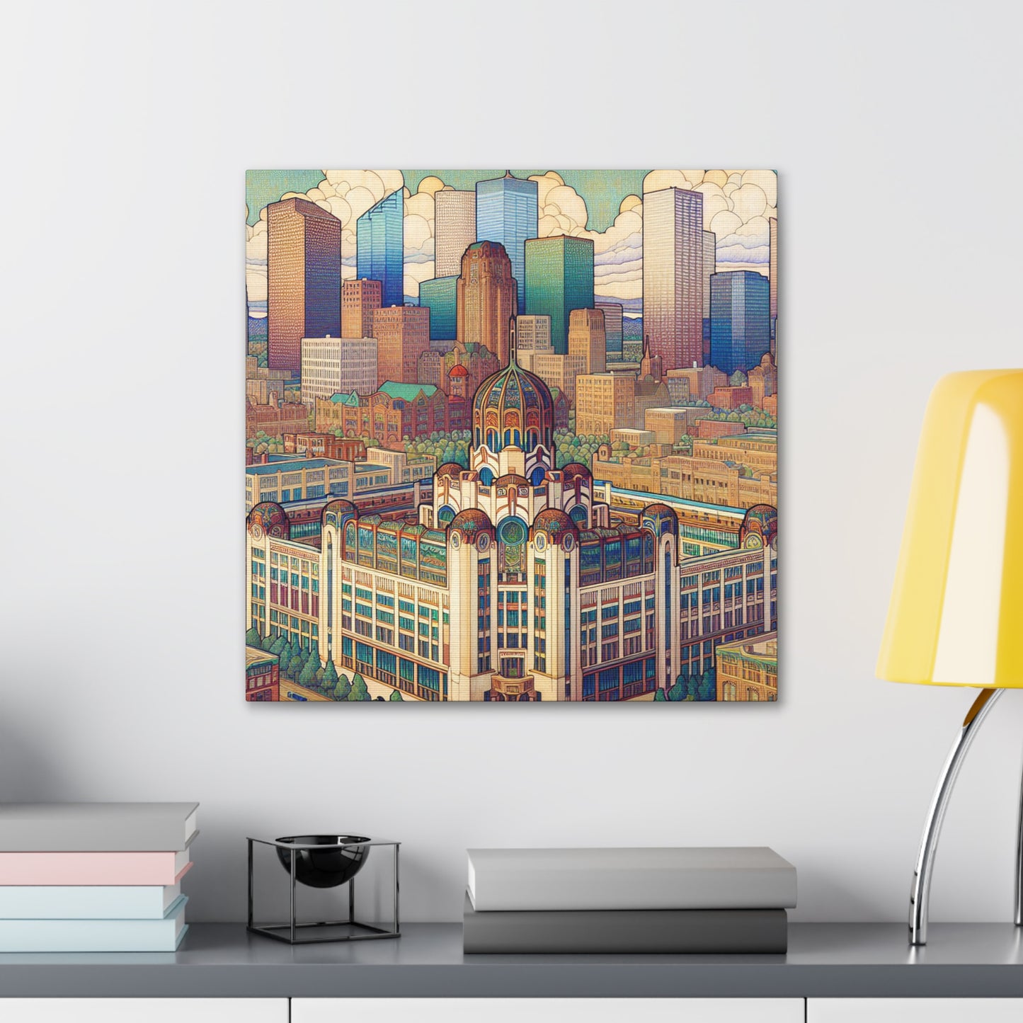 "Enchanted Mile-High Metropolis" - Canvas