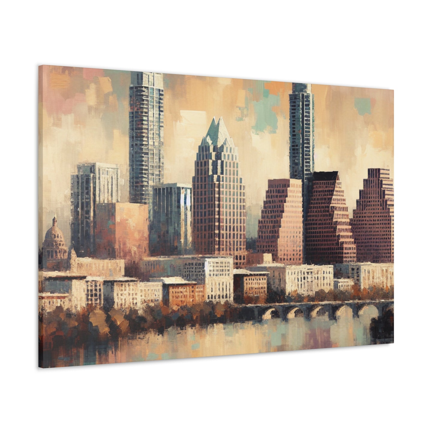 "Vibrant Texan Canvases" - Canvas