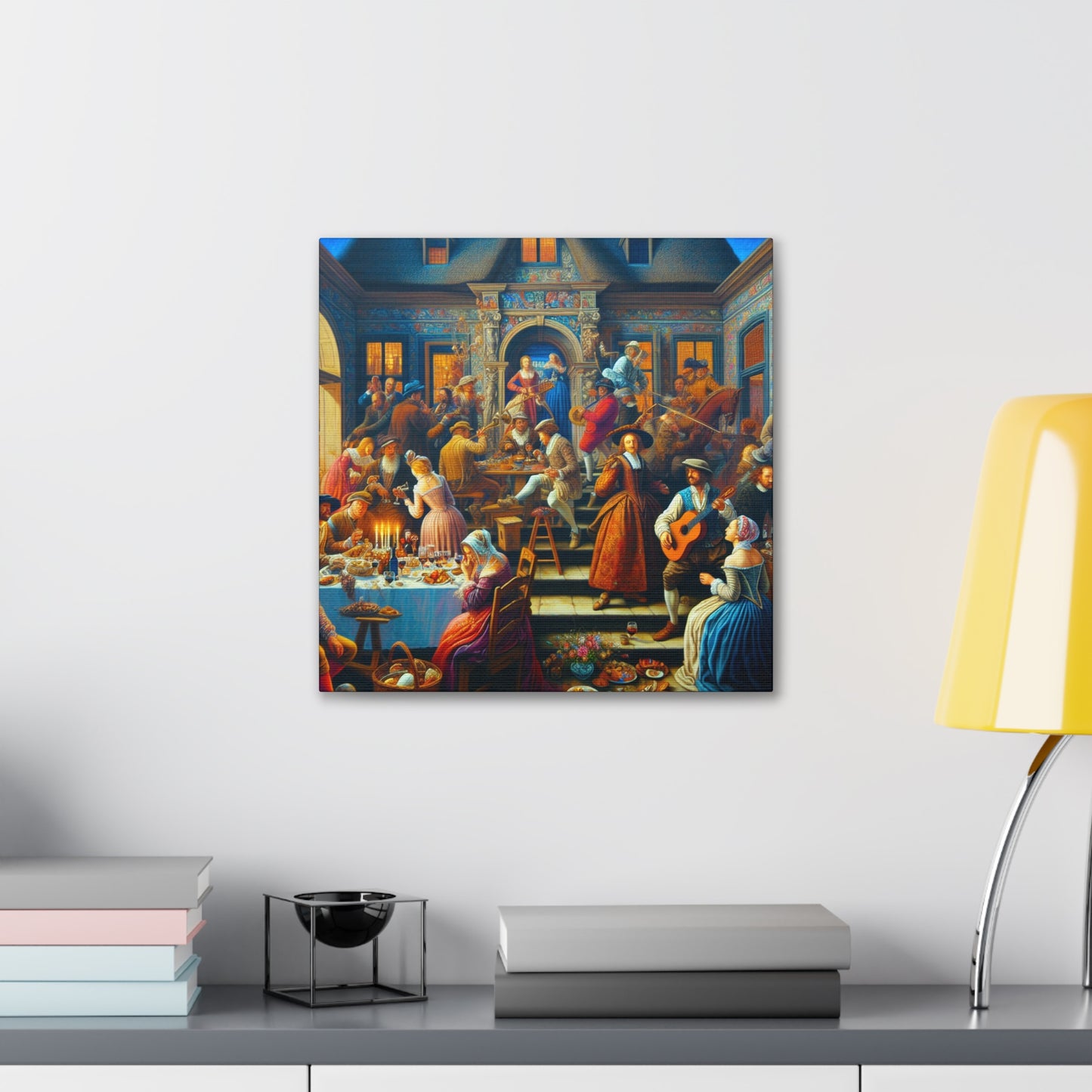 "Revelry at Renaissance Villa" - Canvas