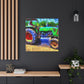 Tractor in Impressionism - Canvas