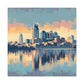 "Melodic Cityscape Medley" - Canvas