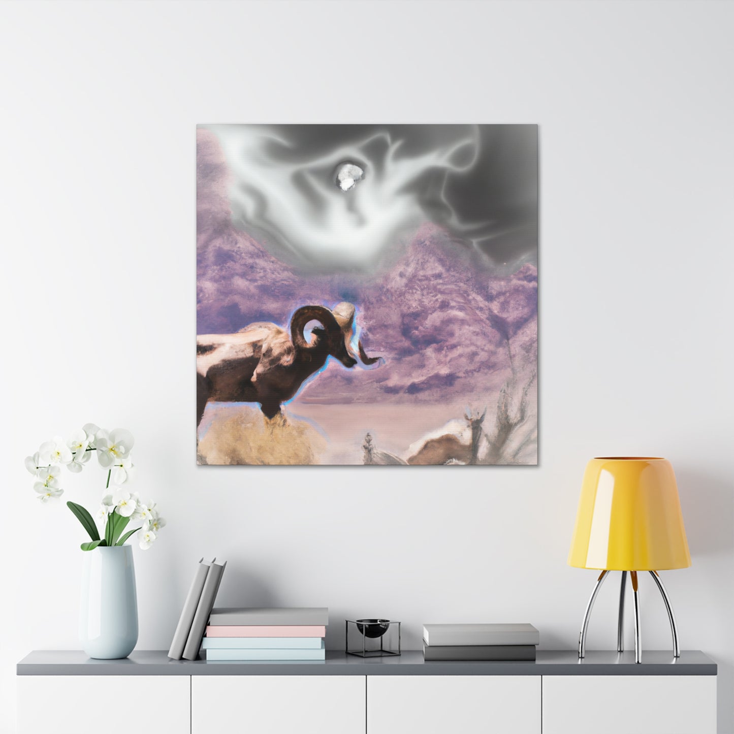 Bighorn Dreamscape Scene - Canvas