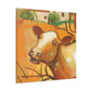 Jersey Cattle Dreamscape - Canvas