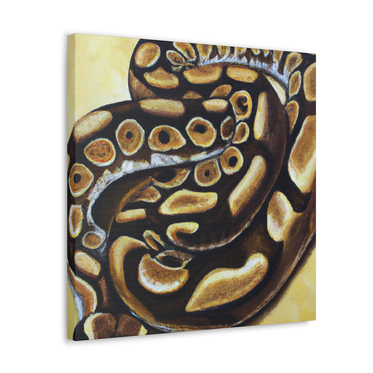 "Snakeskin Slither Slice" - Canvas