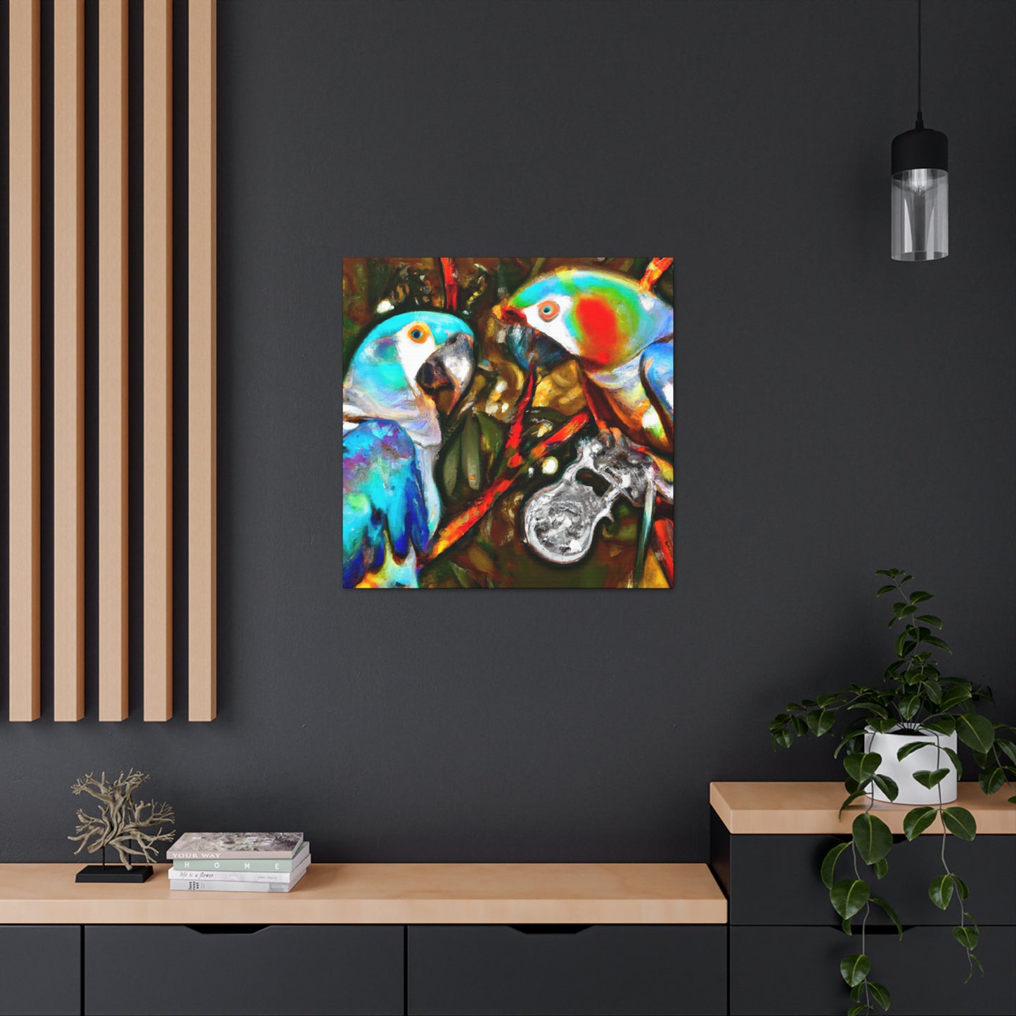 Macaws in Dreamland - Canvas