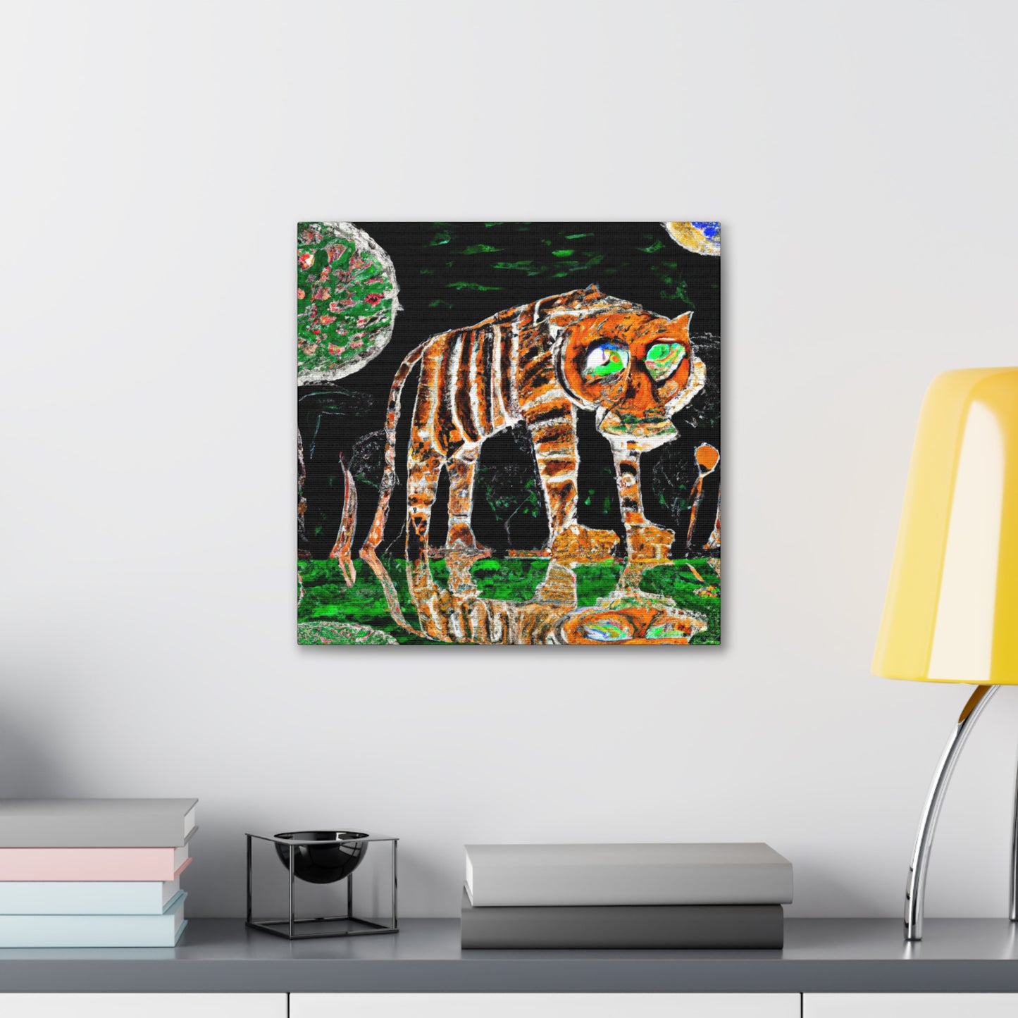 "Tiger on a Star" - Canvas