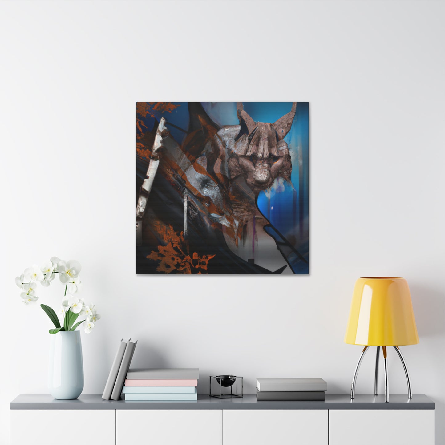 Bobcat in Sunset Glow - Canvas