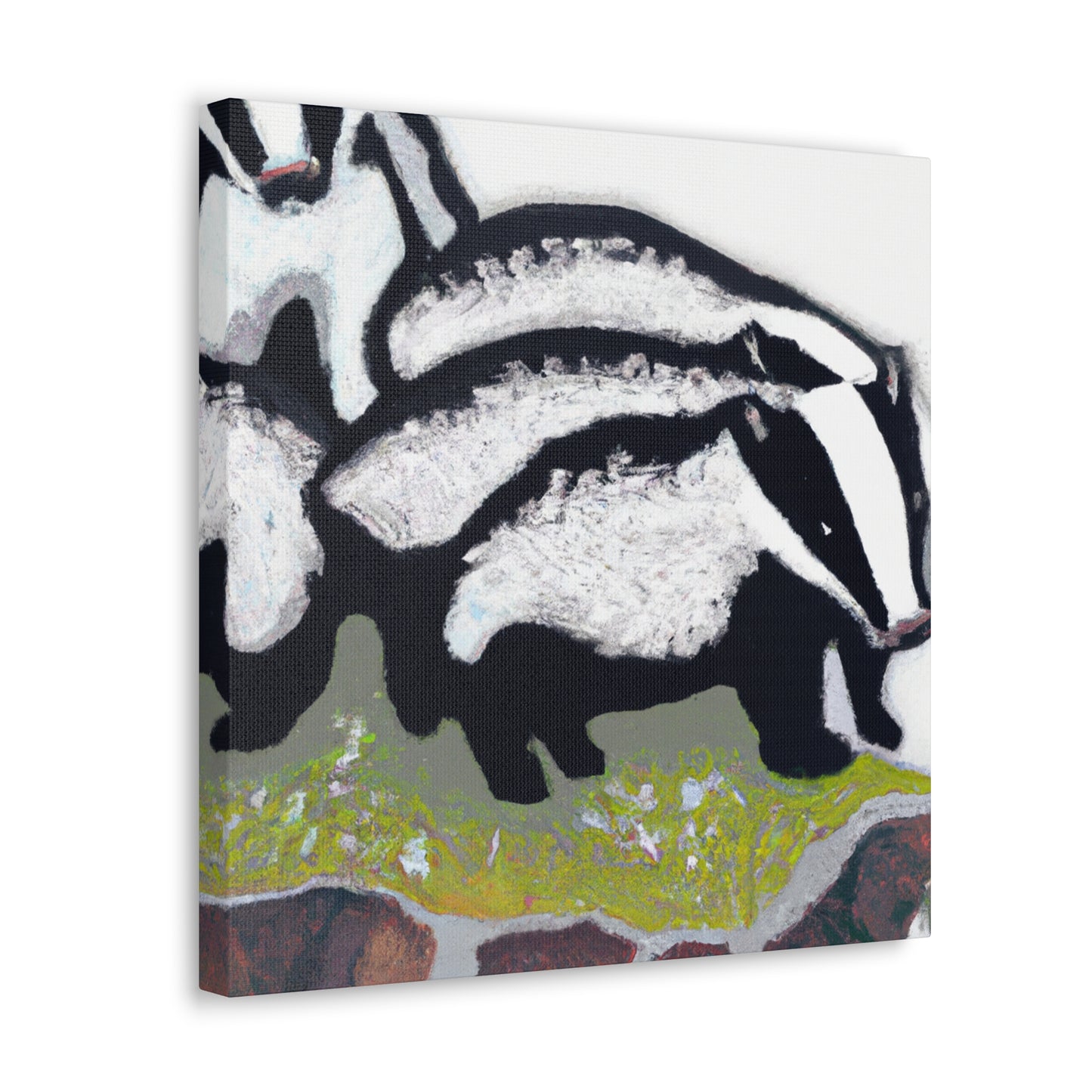 Badger's Abstract Emotion - Canvas