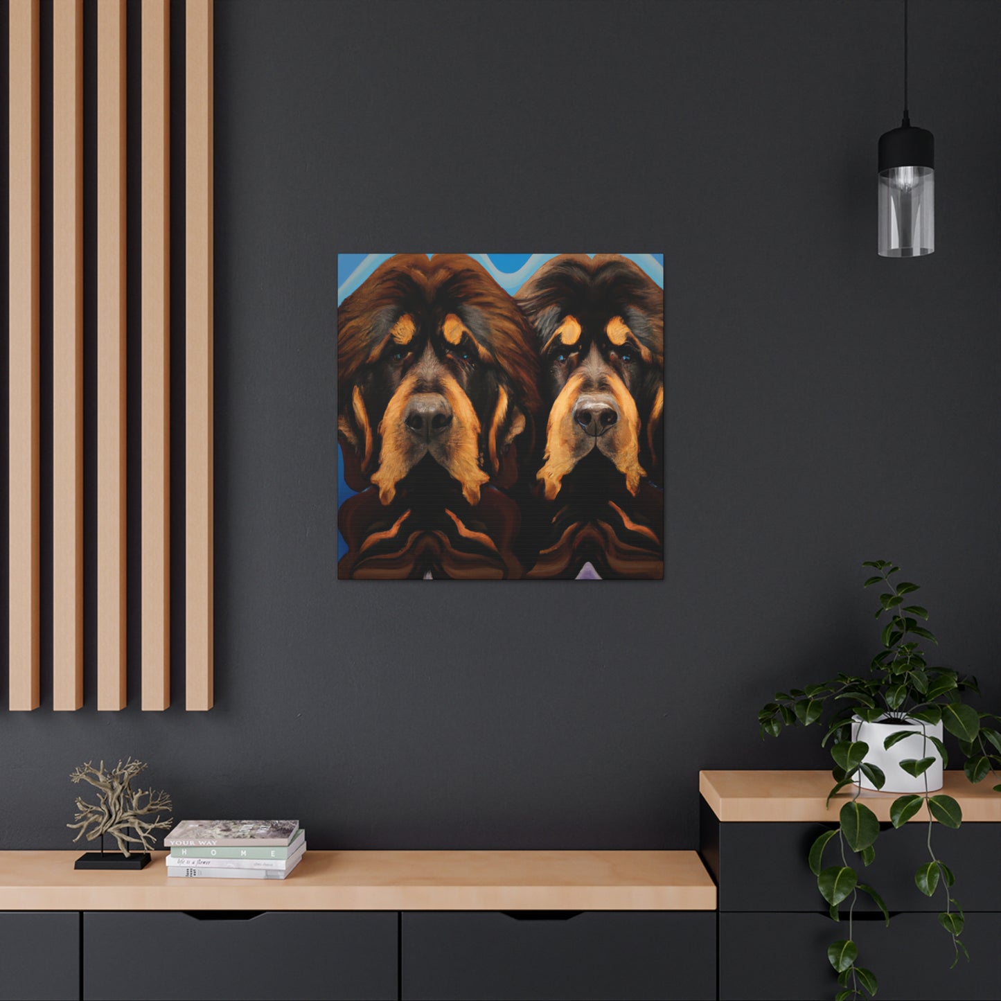 Fearsome Tibetan Mastiff - Canvas