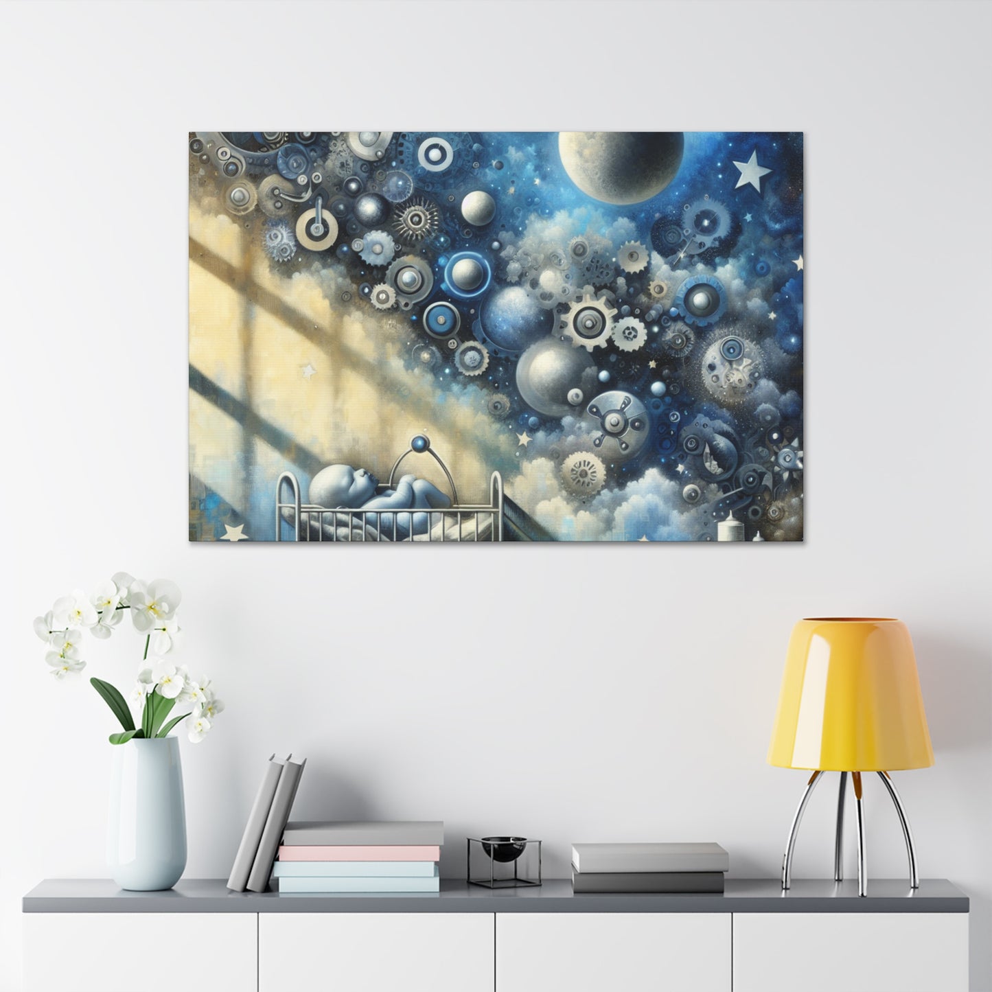 Cosmic Dreamscape Abstracted - Canvas