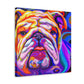 Bulldog in a Dream - Canvas