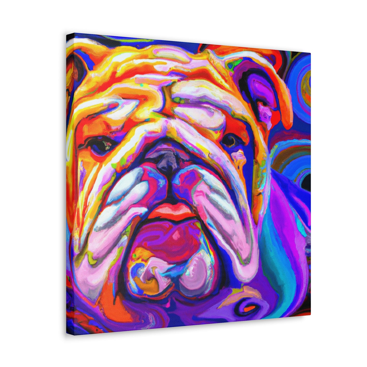 Bulldog in a Dream - Canvas