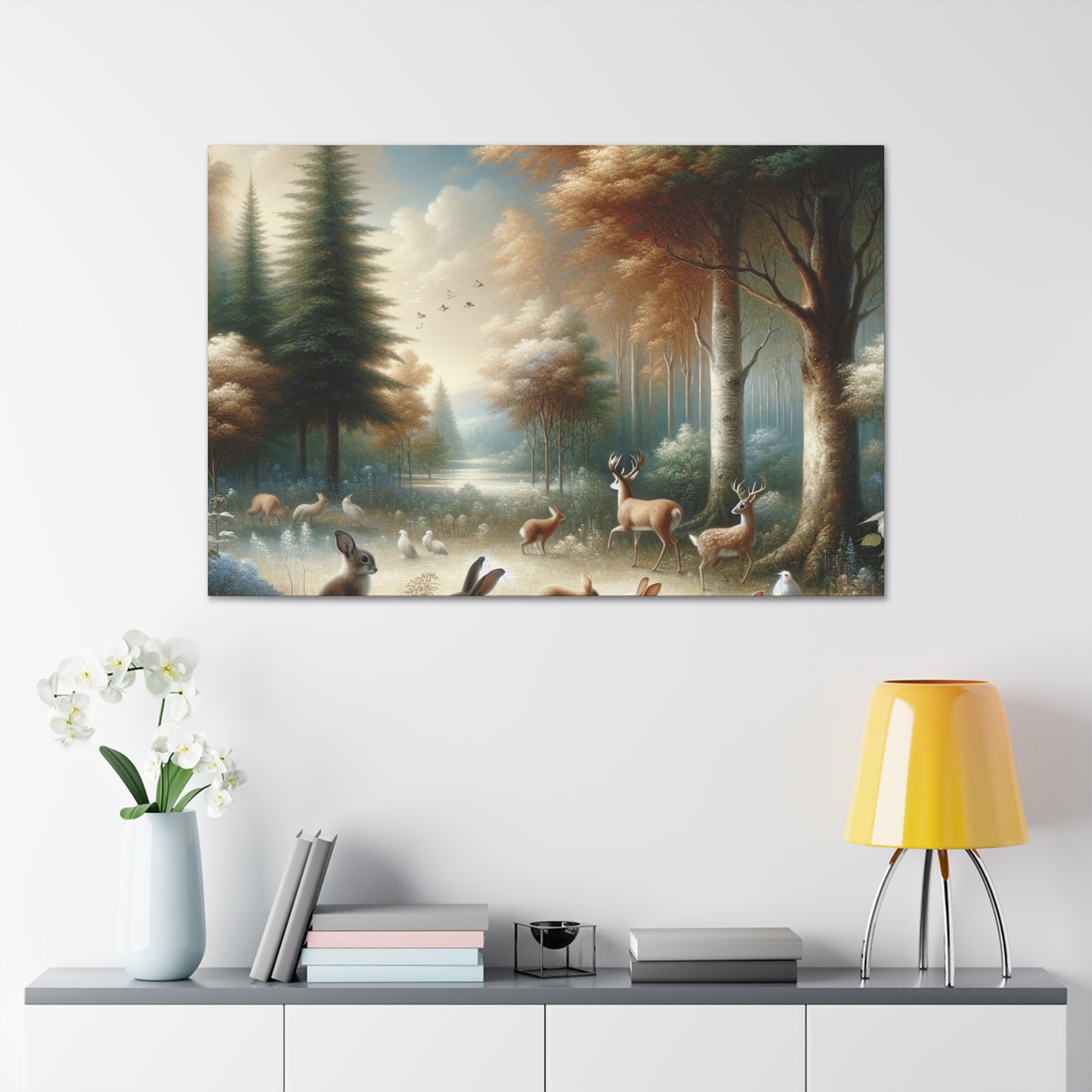 Whispering Woodland Wonders - Canvas