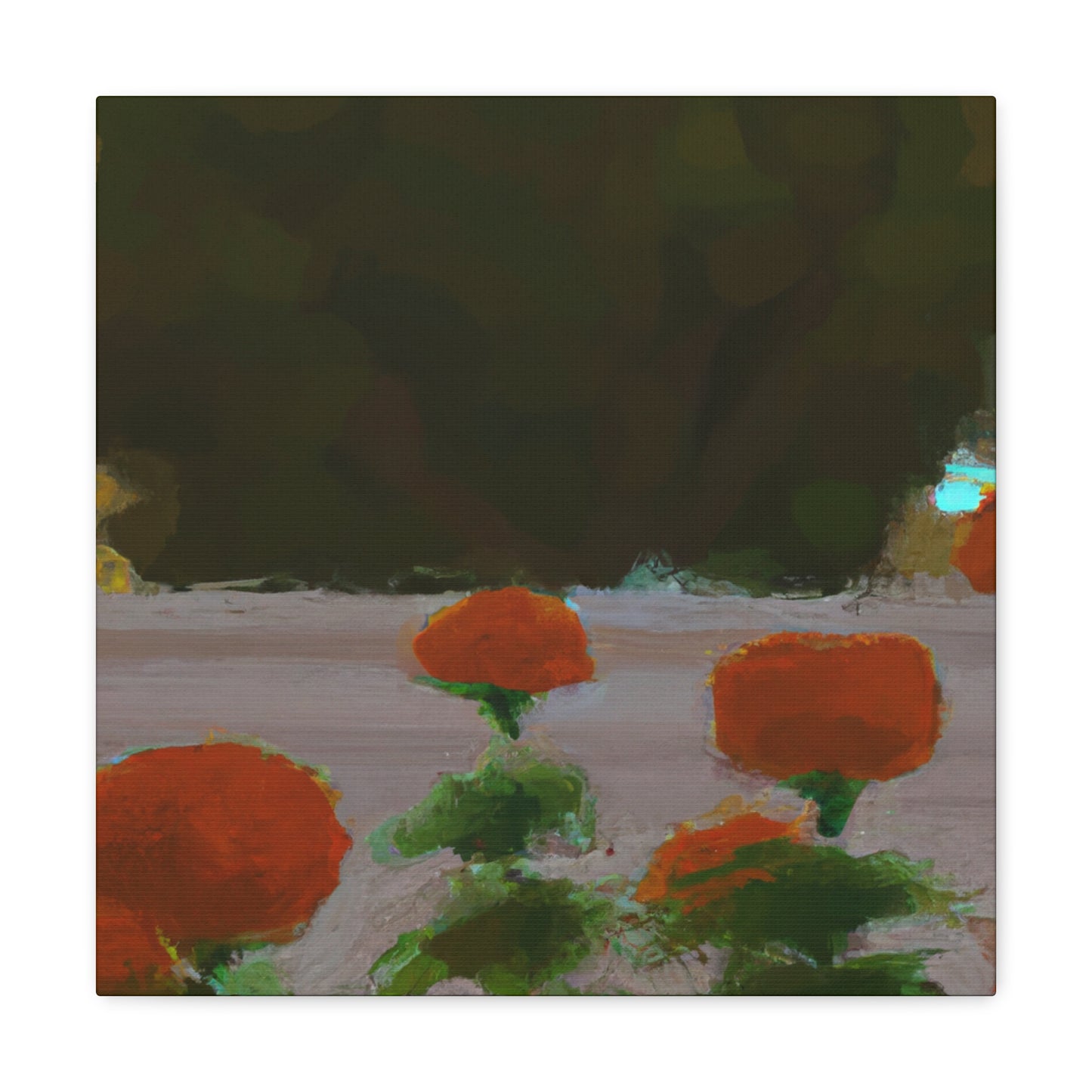 "Marigold in Bloom" - Canvas