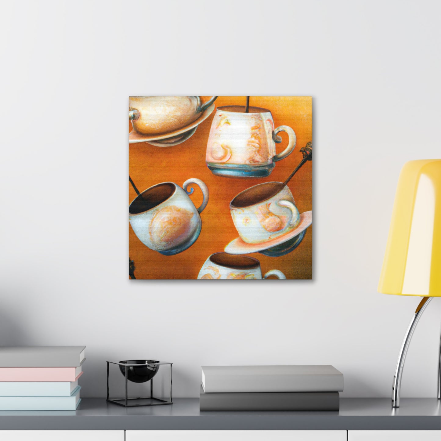 Tea Cups Dreamscape - Canvas