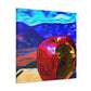 Apple Pop Reflection - Canvas