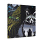 "Raccoon in Surrealism" - Canvas