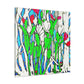 "Tulip Dreamscape Abstraction" - Canvas