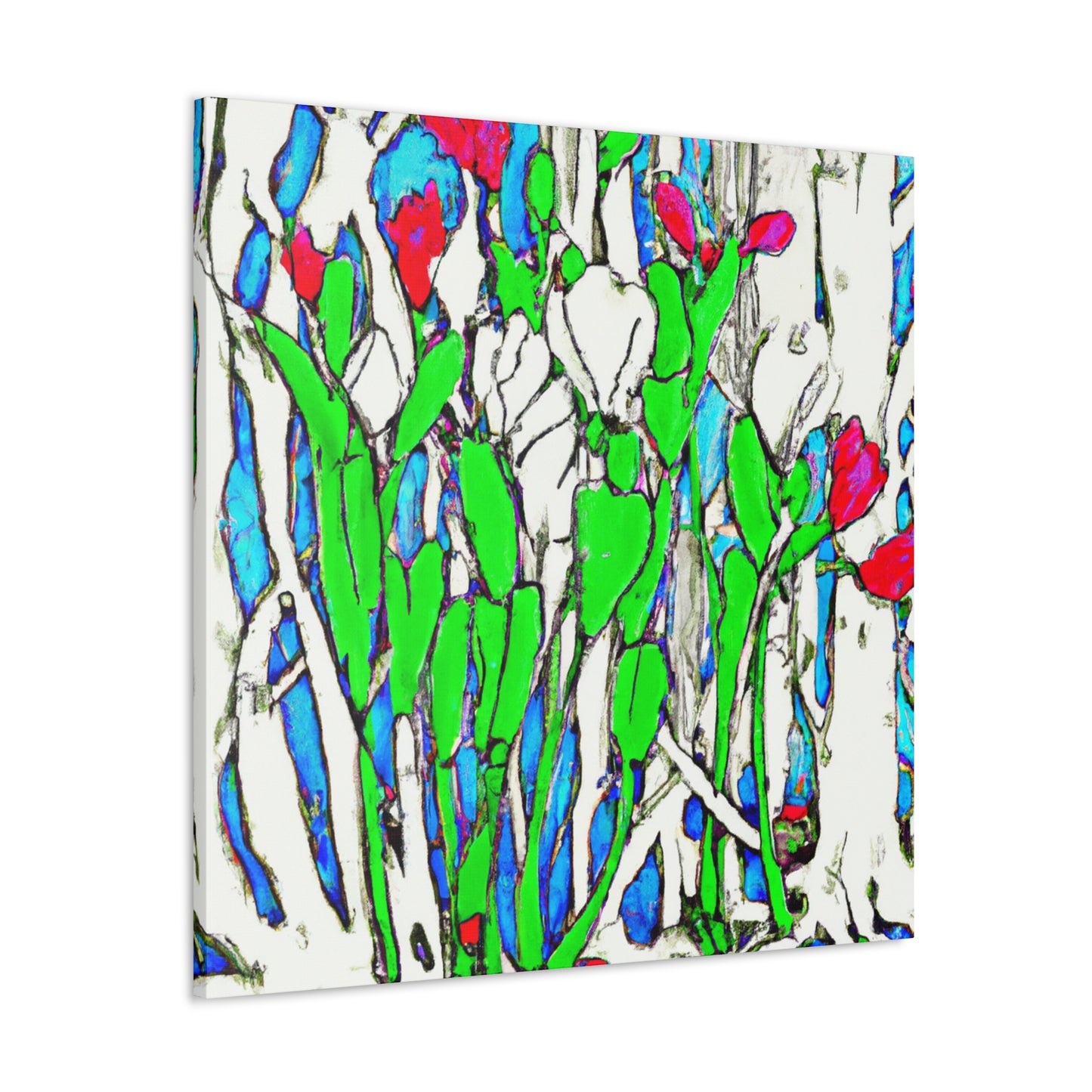 "Tulip Dreamscape Abstraction" - Canvas