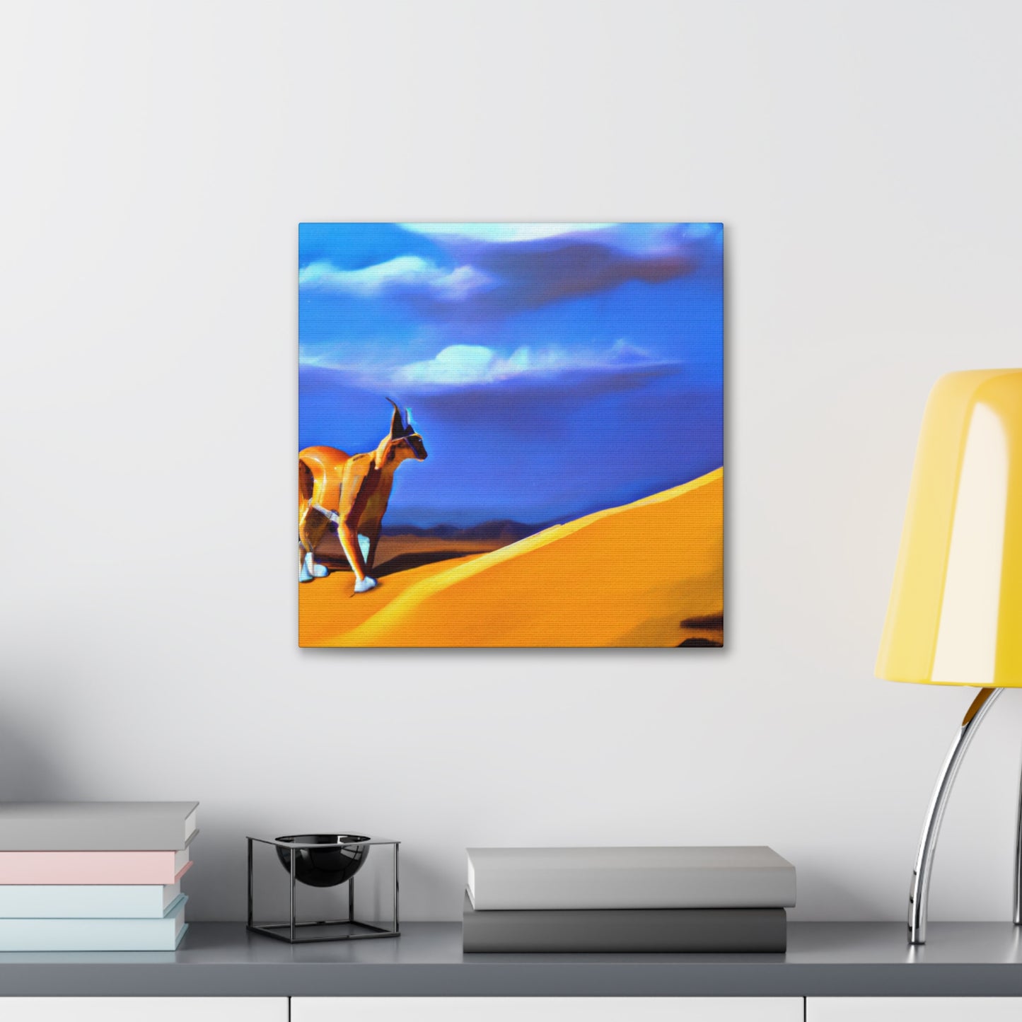 "Caracal in Surrealism" - Canvas