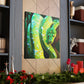 Green Tree Python Slither - Canvas