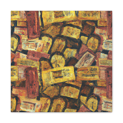 "Movie Ticket Impressionism" - Canvas