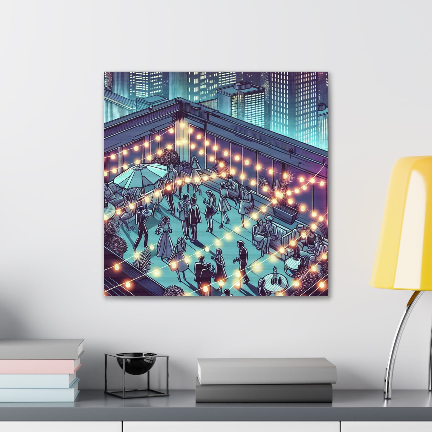 "Midnight Revellers Ascending" - Canvas