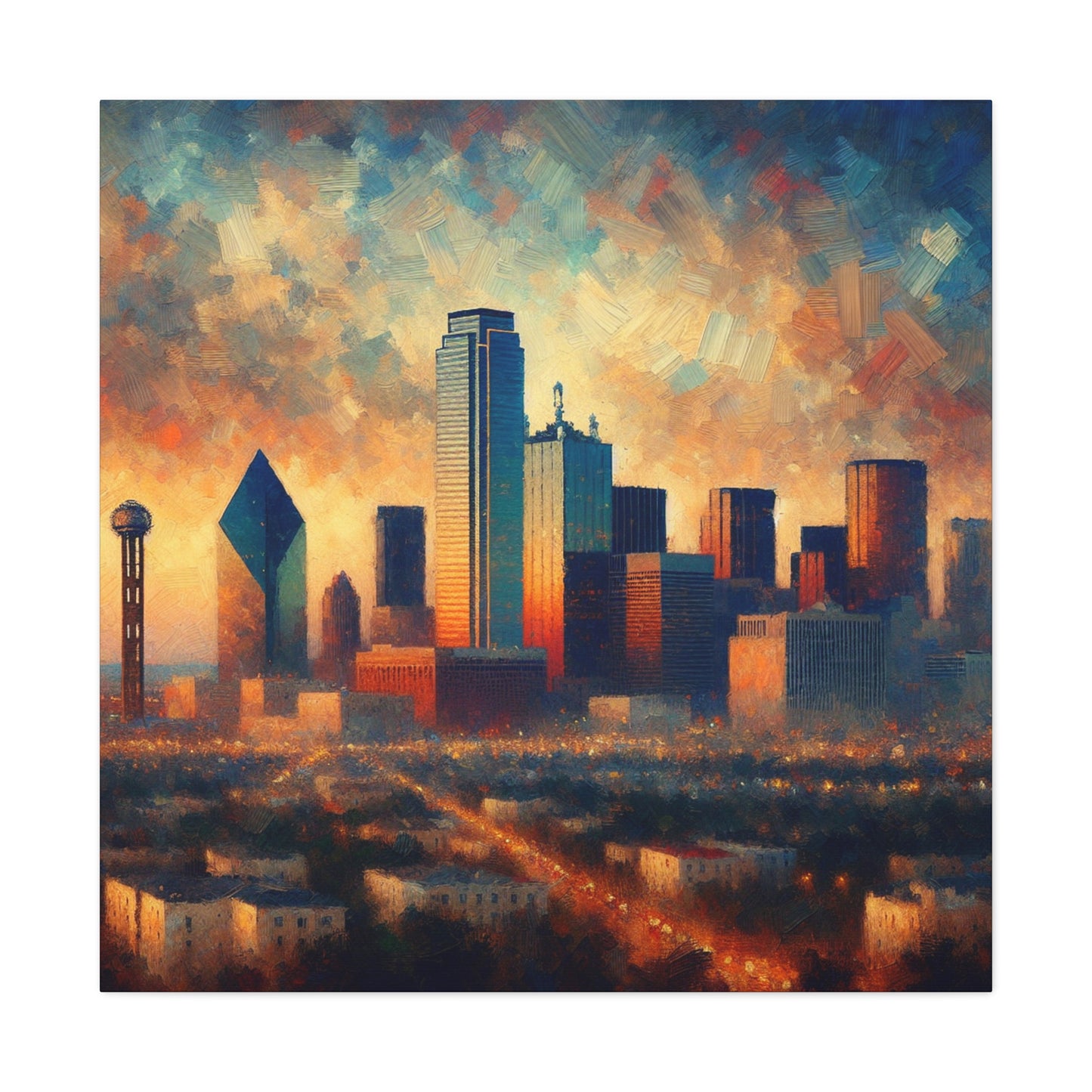 "Dallas Oasis Awakening" - Canvas