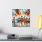 "Cityscape of Cincinnati" - Canvas