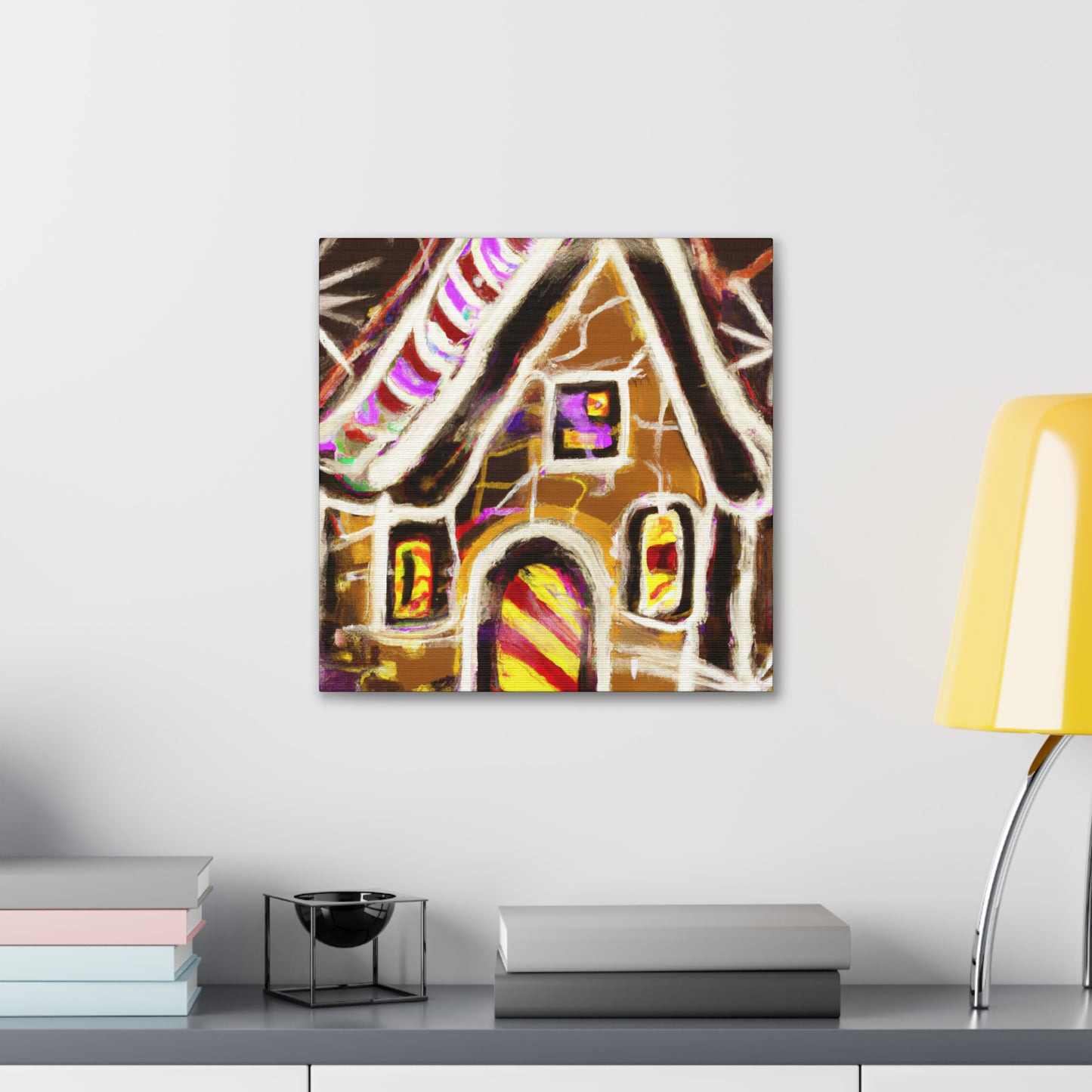 Gingerbread Dream House - Canvas