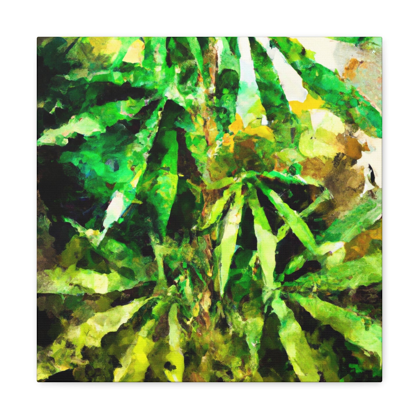 Cannabis Sativa Impression - Canvas