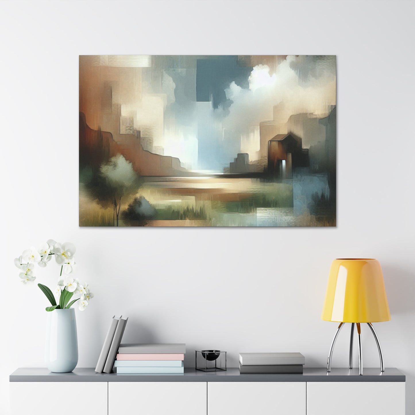 Vibrant Midnight Gathering - Canvas