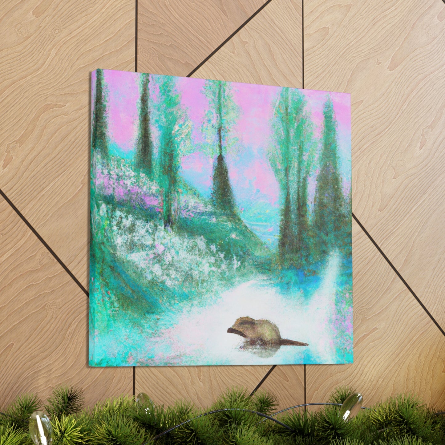 Beaver's Dreamscape Portrait - Canvas