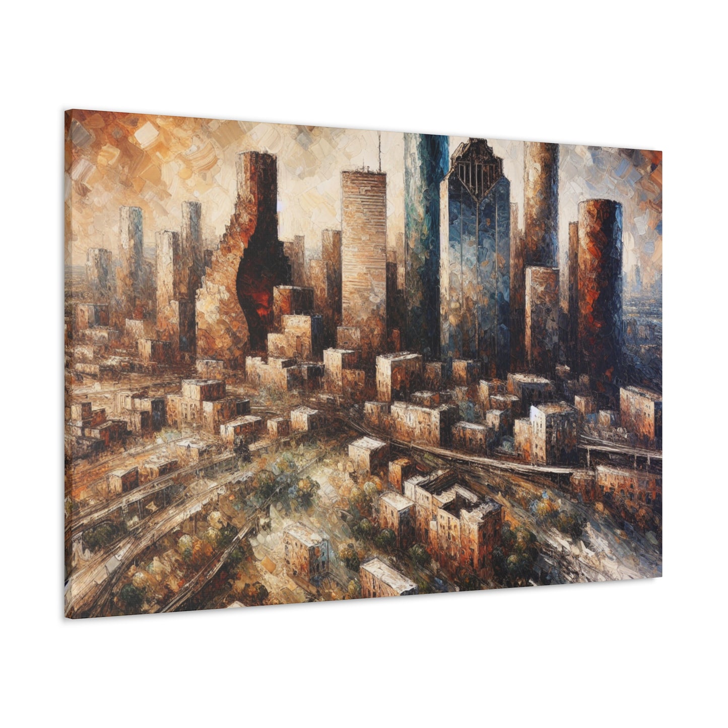 Ethereal Metropolis Awakening - Canvas